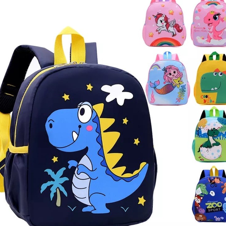 ✨SHOPEE MALL✨ Tas Anak sekolah  / Tas Sekolah Ransel Dinosaurus Paud TK grosir