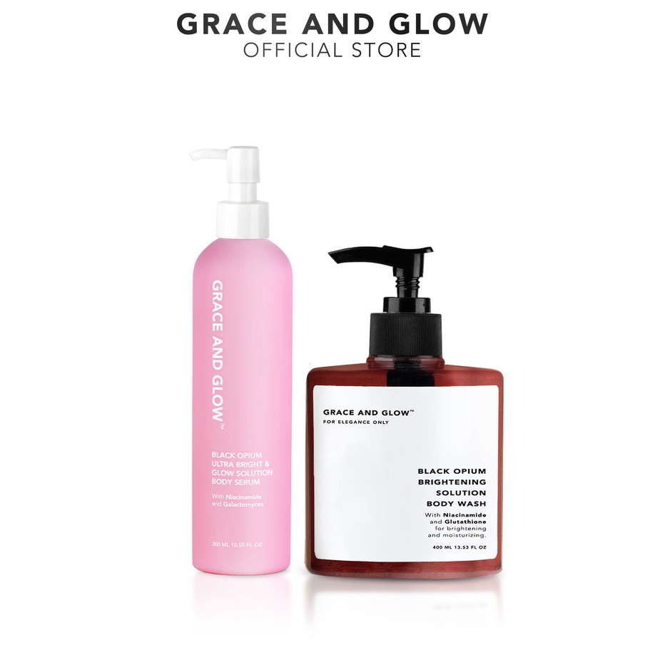 12.12 MALL BUNDLE 2IN1 Grace and Glow Brightening Solution Body Wash + Body Serum ?