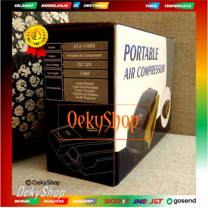 Inflator Pompa Ban Mobil Elektrik 150Psi