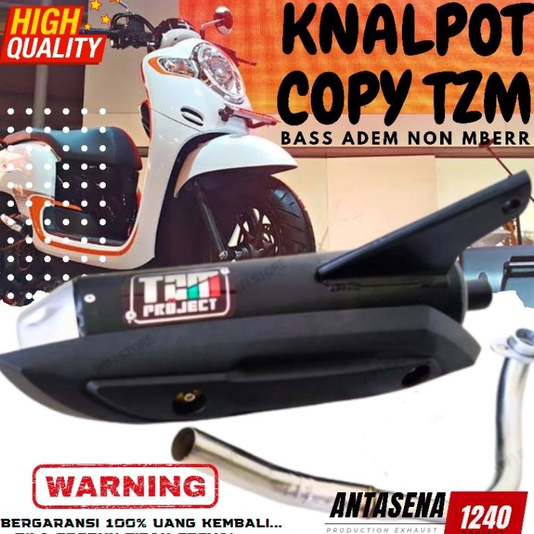 H4rga Pr0mo KNALPOT TSUKIGI COPY CMS TZM ANTI TILANG BASS PADAT ADEM. MATIC PCX.VARIO.SCOOPY.BEAT. G