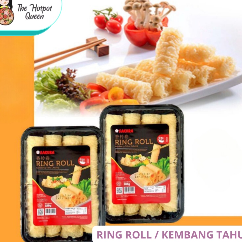 

➡✷ ( HALAL ) Everbest Ring Roll |Sakura Roll Kulit kembang tahu gulung bell roll / hot pot haidilao / Rong Roll Kacang Kedelai Kirim Langsung