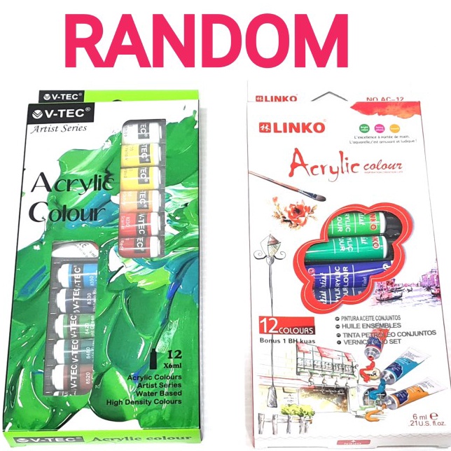 

Terbaru Cat Akrilik Minyak Kanvas Acrylic Colours Bayar Di Tempat