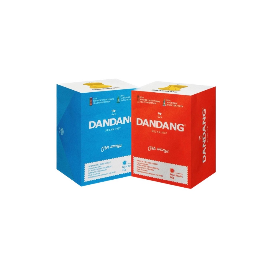 

Best Teh Dandang Merah & Biru 80gr- Teh Tubruk - 1 Slop isi 5 pcs Biru / Merah (400gr)