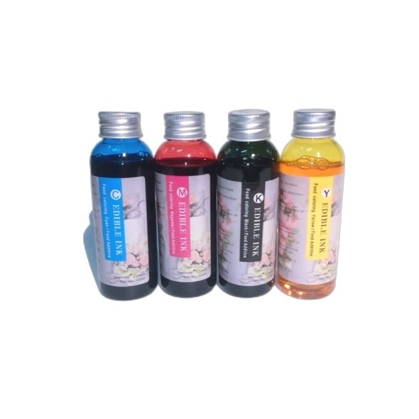 

Hariya 1Set. Edible Ink Cmyk ( 4 Color) 100 Ml/ Botol