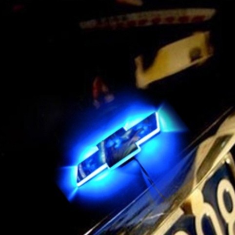 New Lampu Led Biru Logo Emblem 3D Chevrolet Kode Ma011