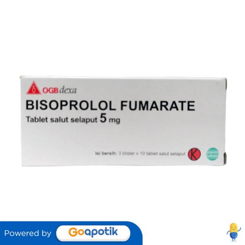 BISOPROLOL OGB DEXA MEDICA 5 MG BOX 30 TABLET