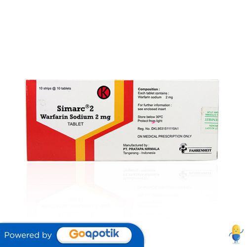 SIMARC 2 MG BOX 100 TABLET
