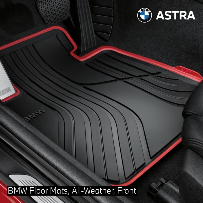 BMW Genuine All-Weather Rubber Front Car Floor Mats Sport F30/F31