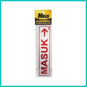

KRIS STIKER MASUK KANAN STICKER SIGN LABEL ANODIZED 20JVLZ3 parts