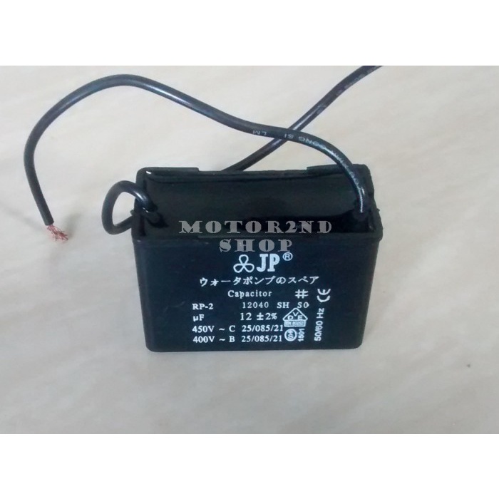 Kapasitor Pompa air 12 uf