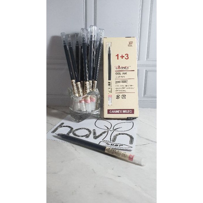 

FRXT0753 XG34448 (12pc) pen gel bagus tinta Japan/pen gel hitam/pena gel/MUJI O/JUMBO TANK ODEMEI