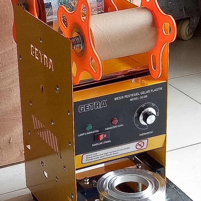 Getra cup sealer SC D8 (Bonus 1 Rol Plastik Penyegal) ORIGINAL