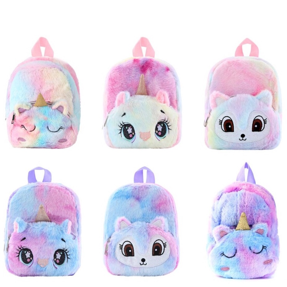 Murah Meriah.. tas anak perempuan/tas anak perempuan bulu/tas anak sekolah tk/tas sekolah anak perem