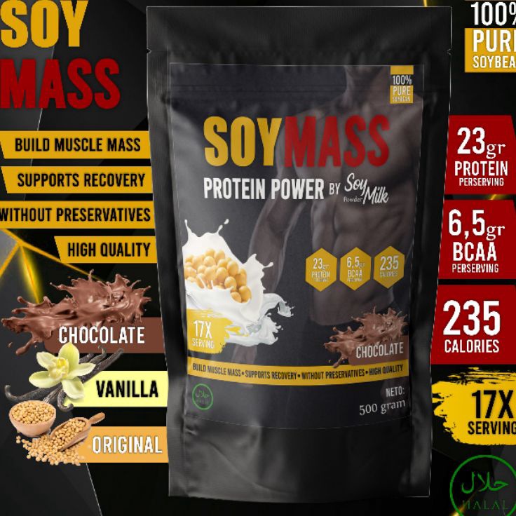 

Tren Barux4X8j Susu Kedelai Bubuk Tinggi Protein SOYMASS Whey Protein