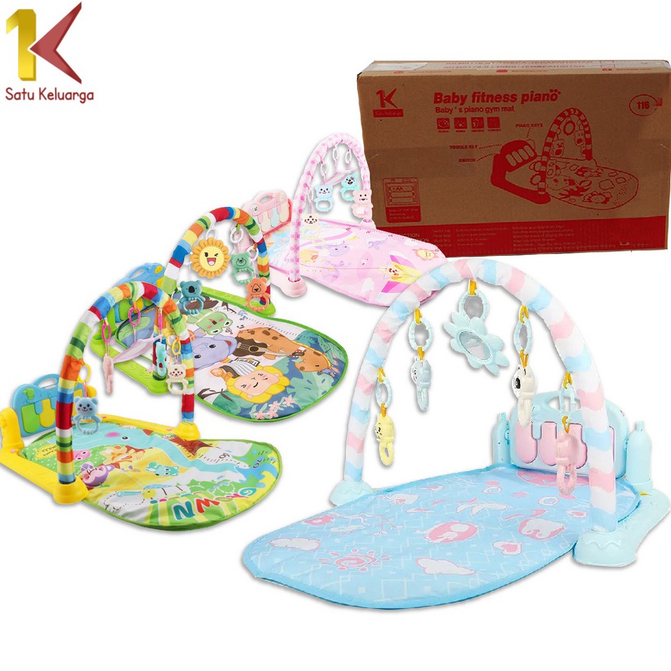 Paling Dicari.. Satu Keluarga Mainan Baby Playgym M16 Mainan Baby Musical Play Gym Mainan Anak Bayi 