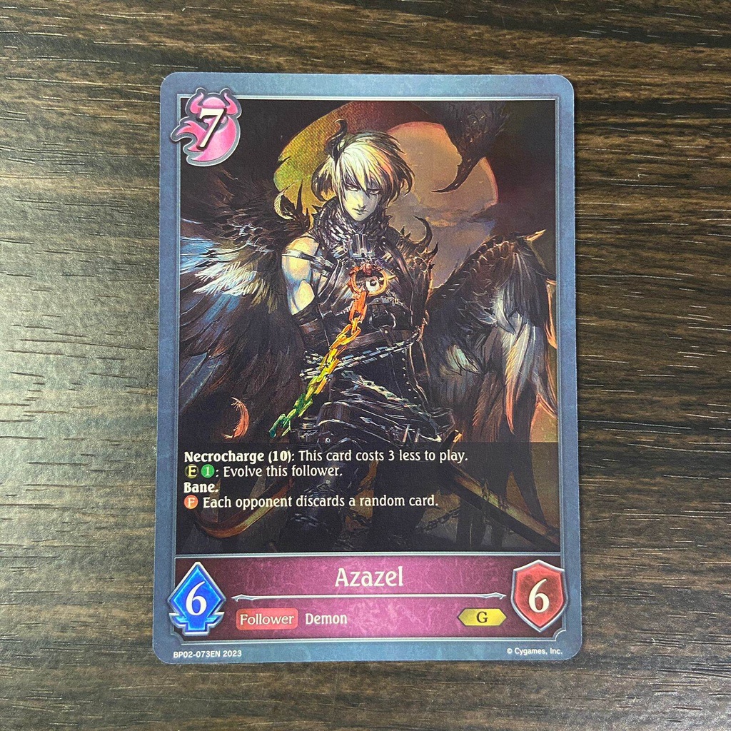 shadowverse azazel BP02 G original