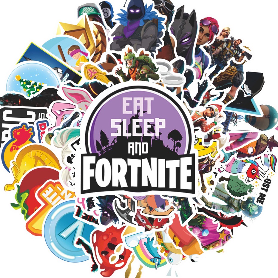 

DLCL8989 PALING AMPUH>>> 100 Pcs Stiker Motif Fortnite Anti Air Untuk Dekorasi Notebook Sepeda Skateboard Handphone DIY