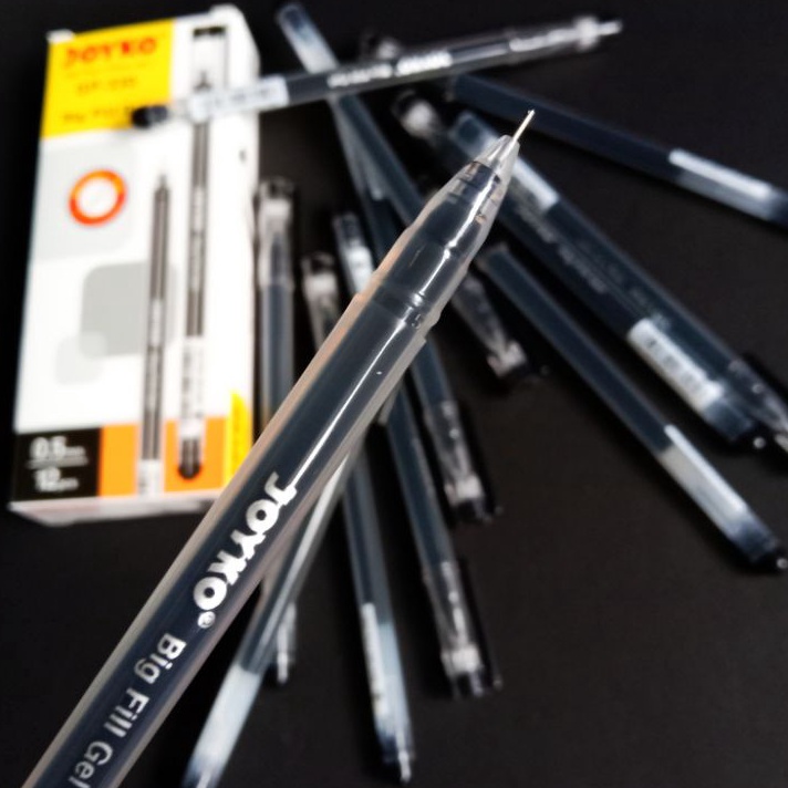 

VMLH7093 (D2289) PULPEN GEL JOYKO GP-330 / PENA GEL HITAM BOLPOINT 1 LUSIN BIG FILL GEL 12 PCS MURAH