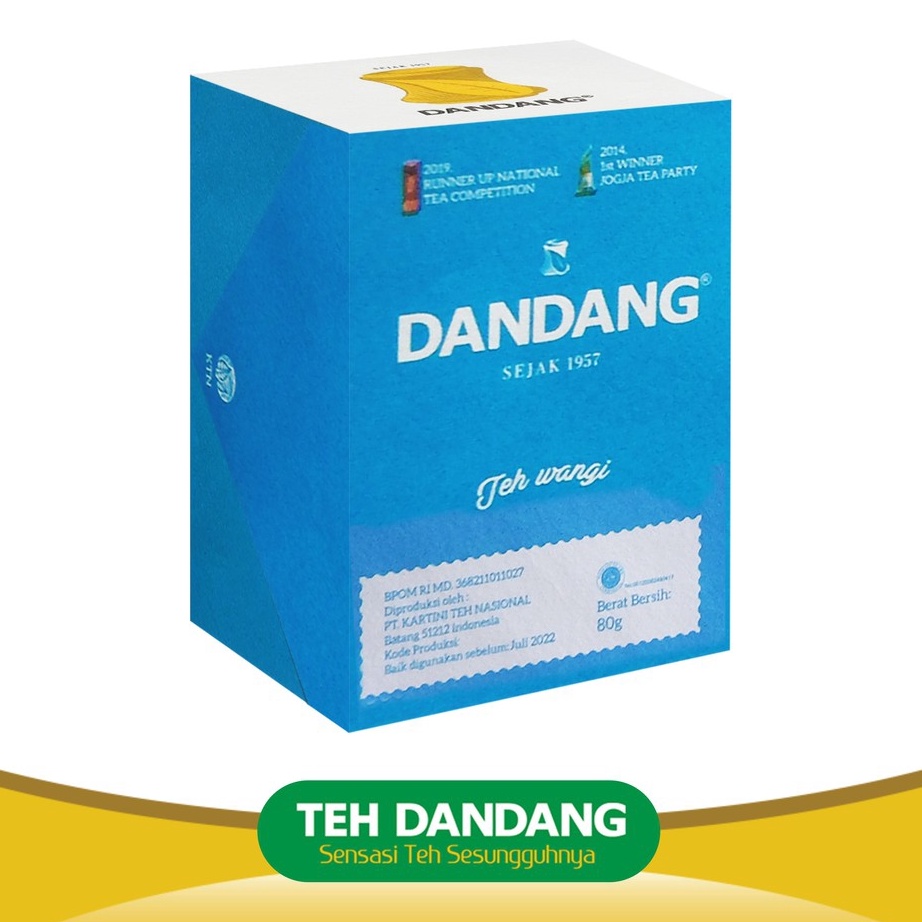 

Best Teh Dandang Biru 80 gr - Teh Tubruk - 1 Slop isi 5 Box 80gr