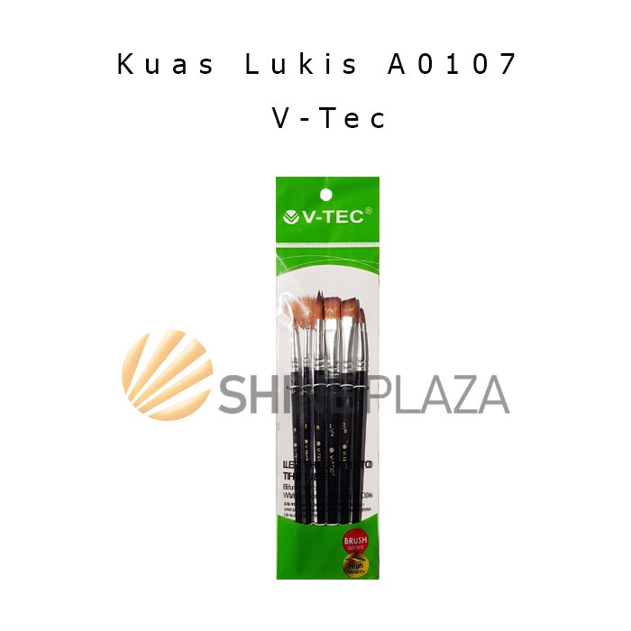 

Kuas Lukis Brush V-Tec A0107 Set 6 - Kuas Lukis V-Tec A0107