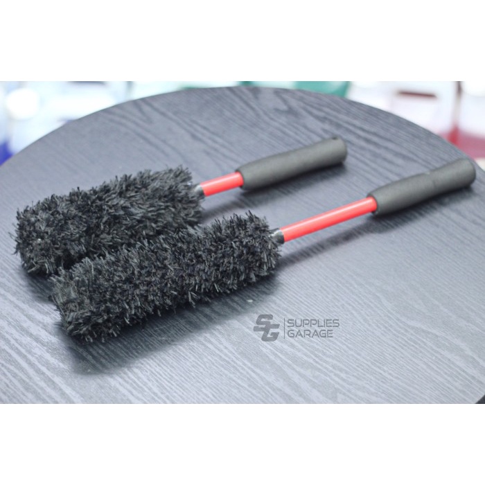 

Black Microfiber Wheel Brush Set Of 2
