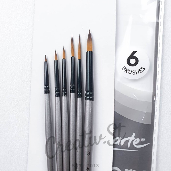 

Kuas Lukis Set Mont Marte Gallery Series Paint Brush Bmhs0008 6 Kuas