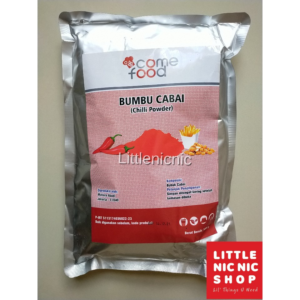 

Come Food Bumbu Tabur Cabai Cabe Chilli Powder Seasoning