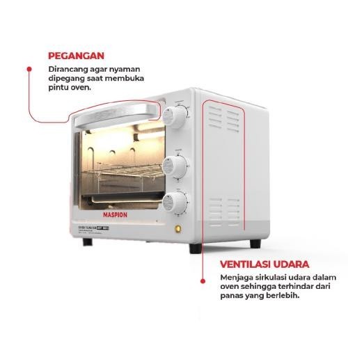 Oven Listrik Maspion Mot-1801 Oven Toaster 18 Liter