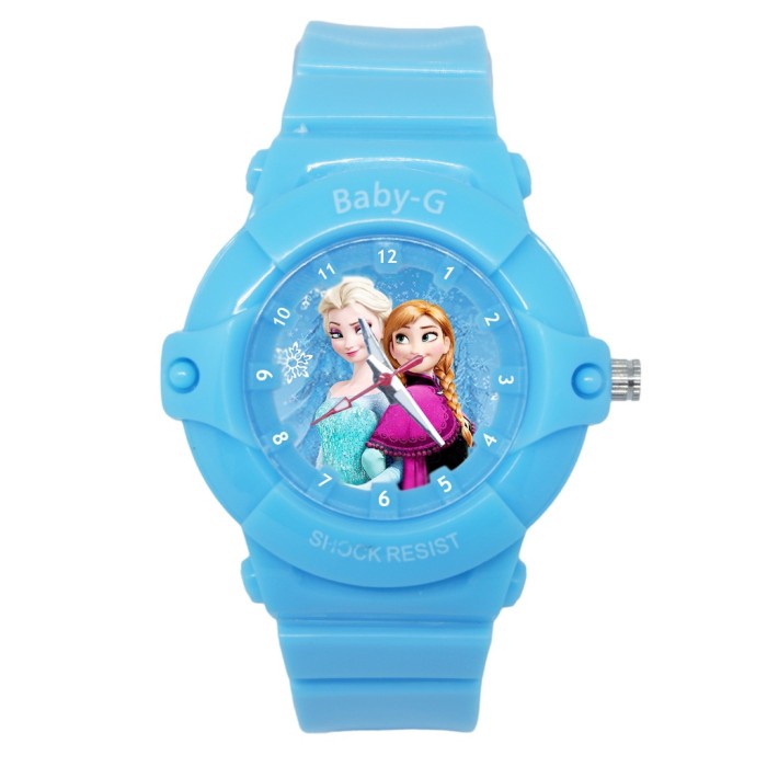 Discount Jam Tangan Frozen Elsa Frozen Sport Anak Karakter Frozen Anti Air /JAM TANGAN ANAK/JAM