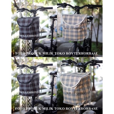 Best Seller" Tas Keranjang Depan Sepeda Lipat