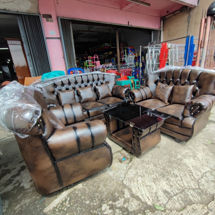 Sofa Minimalis Kursi Tamu Jaguar 1 Set Berkualitas