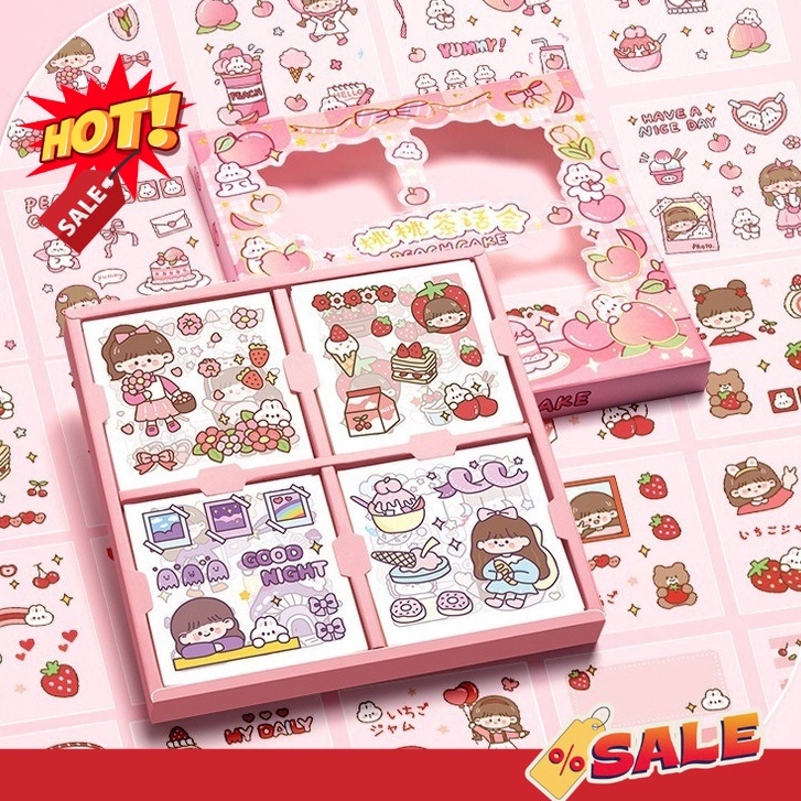 

YKNR0000 PALING AMPUH>>> NINI STIKER KOREA ISI 100 PCS STICKER DECO AESTHETIC / CASE HP / DIARY / DIY / BUJO /SCRAPBOOK MOMO GIRL STICKER TUMBLER / BINDER