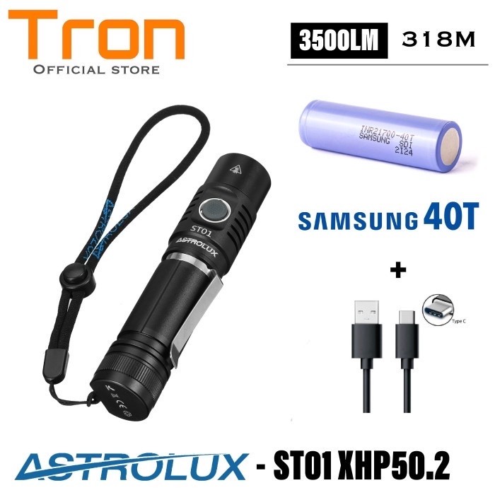 ASTROLUX ST01 / MATEMINCO T01S XHP50.2 3500 LUMEN 318M SENTER LED EDC