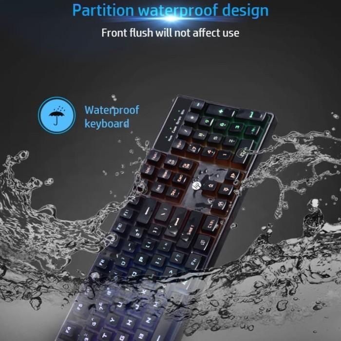 Keyboard Gaming / Gaming Keyboard Hp K300 - Rgb Membrane Keyboard Usb