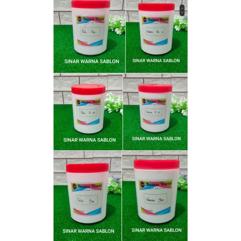 

[ART. U57E] Pasta Sablon RUBBER putih dan warna 1kg