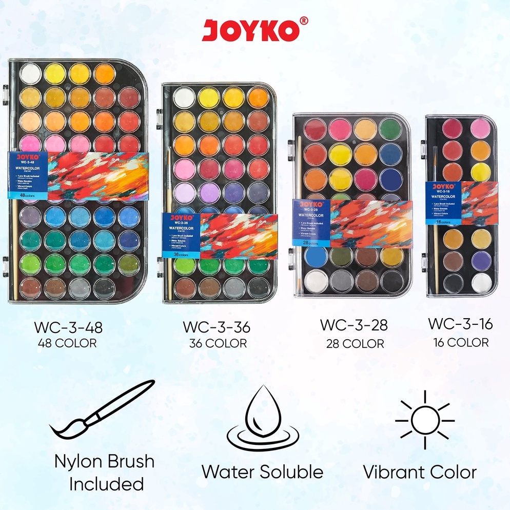 

4.4 SALE Watercolor Set Cat Air Joyko WC-3