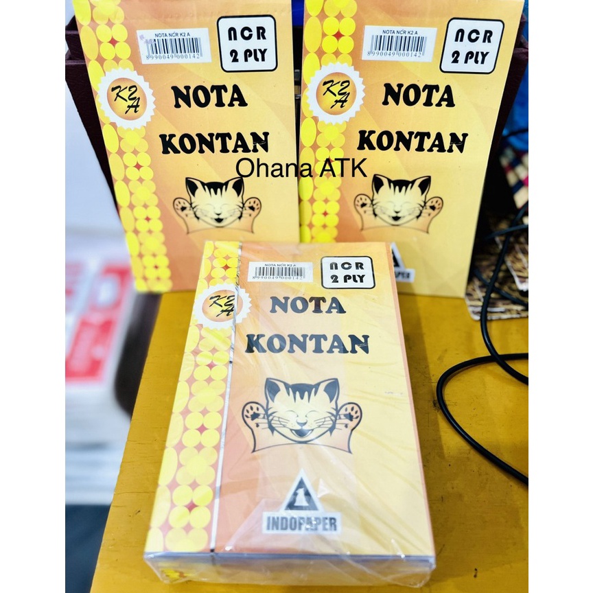 

11.11 FLASH SALE [1pack] Nota kontan KECIL 2 ply / 2 rangkap ZAPPIE