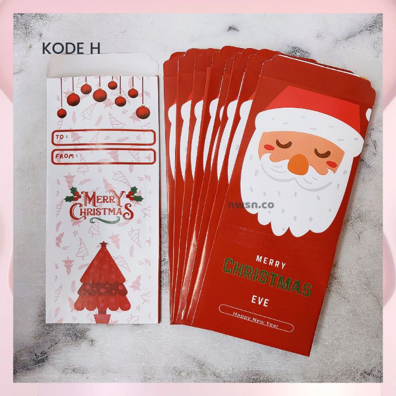 

Amplop Angpao Natal 10 lembar [Jumbo]