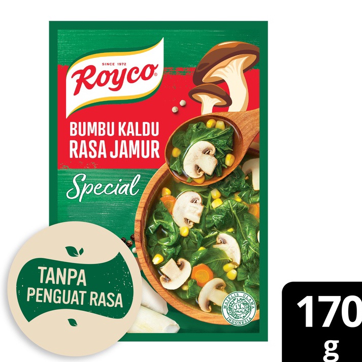

Suplier1 Royco Bumbu Kaldu Mpasi Kaldu Jamur Tanpa Penguat Rasa 170G