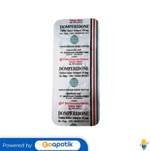 DOMPERIDONE NULAB 10 MG STRIP 10 TABLET