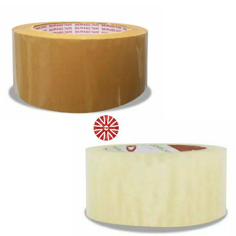 

37 Lakban OPP Daimaru Coklat - Bening 2" 90 Yard 70s0m