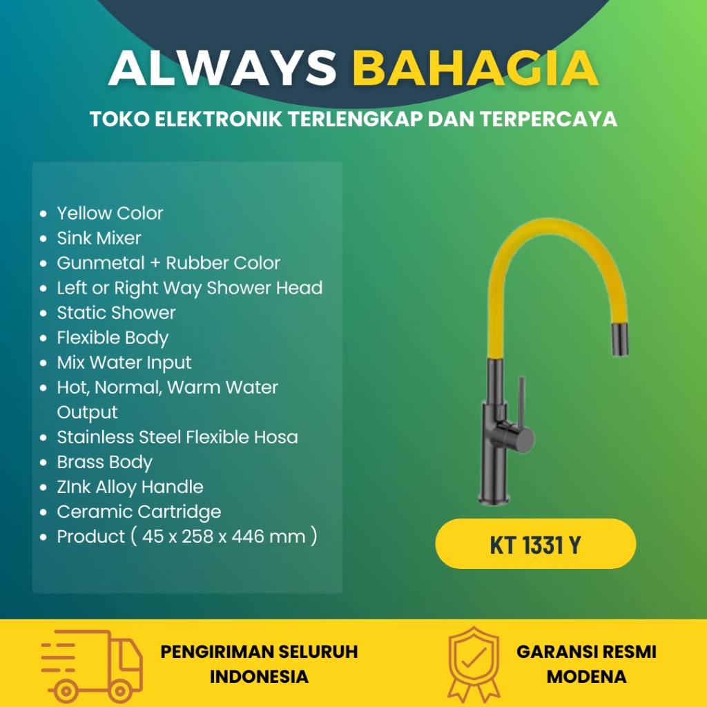 DISKON Modena KT 1331 Y - keran air bak cuci piring