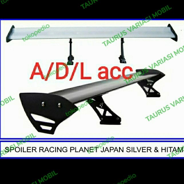 Promo SPOILER Wing Racing Planet Japan Mobil Sedan Universal New Original