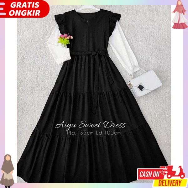 Baju Gamis Syari Anak Perempuan Pakaian Muslimah Anak Perempuan Import Ghamis Kekinian Murah Games R
