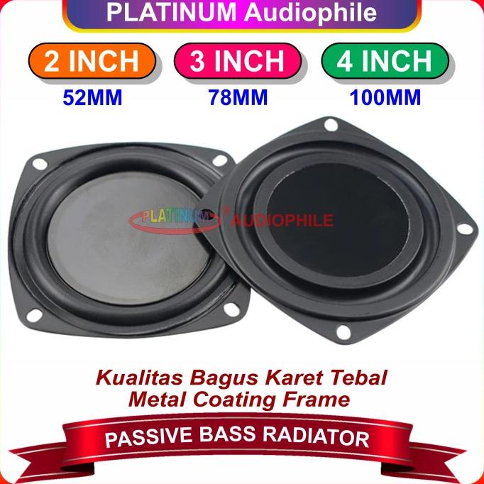 Terbatas Passive Bass Radiator 2 Inch 3 Inch 4 Inch Membran Woofer Subwoofer Limited