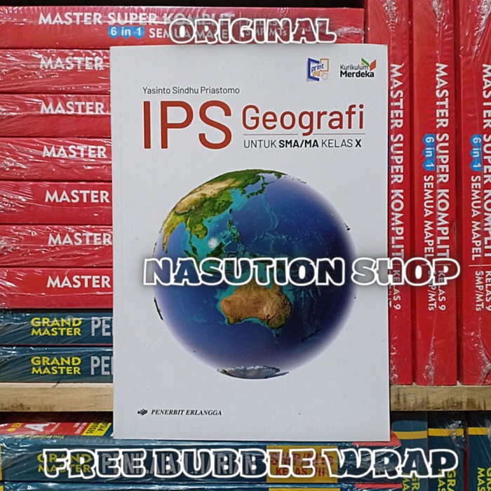 

NEW Buku IPS Geografi Kelas 1 / X 10 SMA Erlangga Kurikulum Merdeka ORI