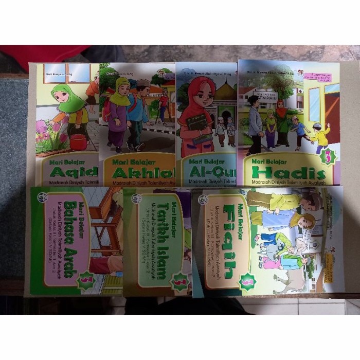 DISKON SPESIAL BUKU PAKET MDTA 3 (SETARA KELAS 5 SD/MI) KURIKULUM 2020 PENERBIT RIZQI TERLARIS