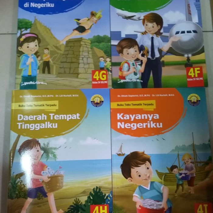 PROMO BUKU PAKET TEMATIK SD KELAS 4 K13 REVISI SEMESTER 2 YUDISTIRA TERLARIS