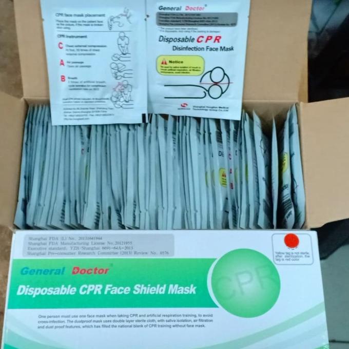 face shield mask. disposable cpr face shield mask. general doctor
