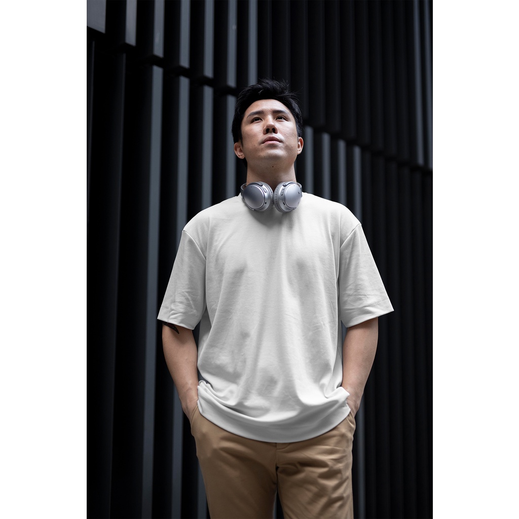 Saint Guardian Oversize T-shirt  Polos Putih